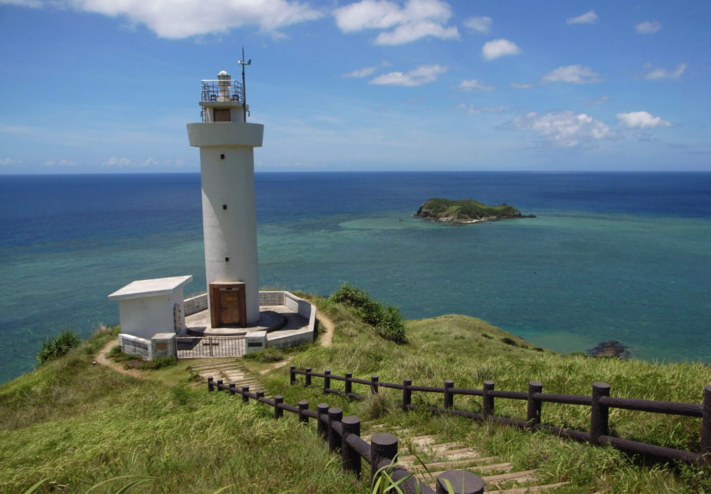Hirakubozaki Ishigaki Japan Sand Location Lighthouse