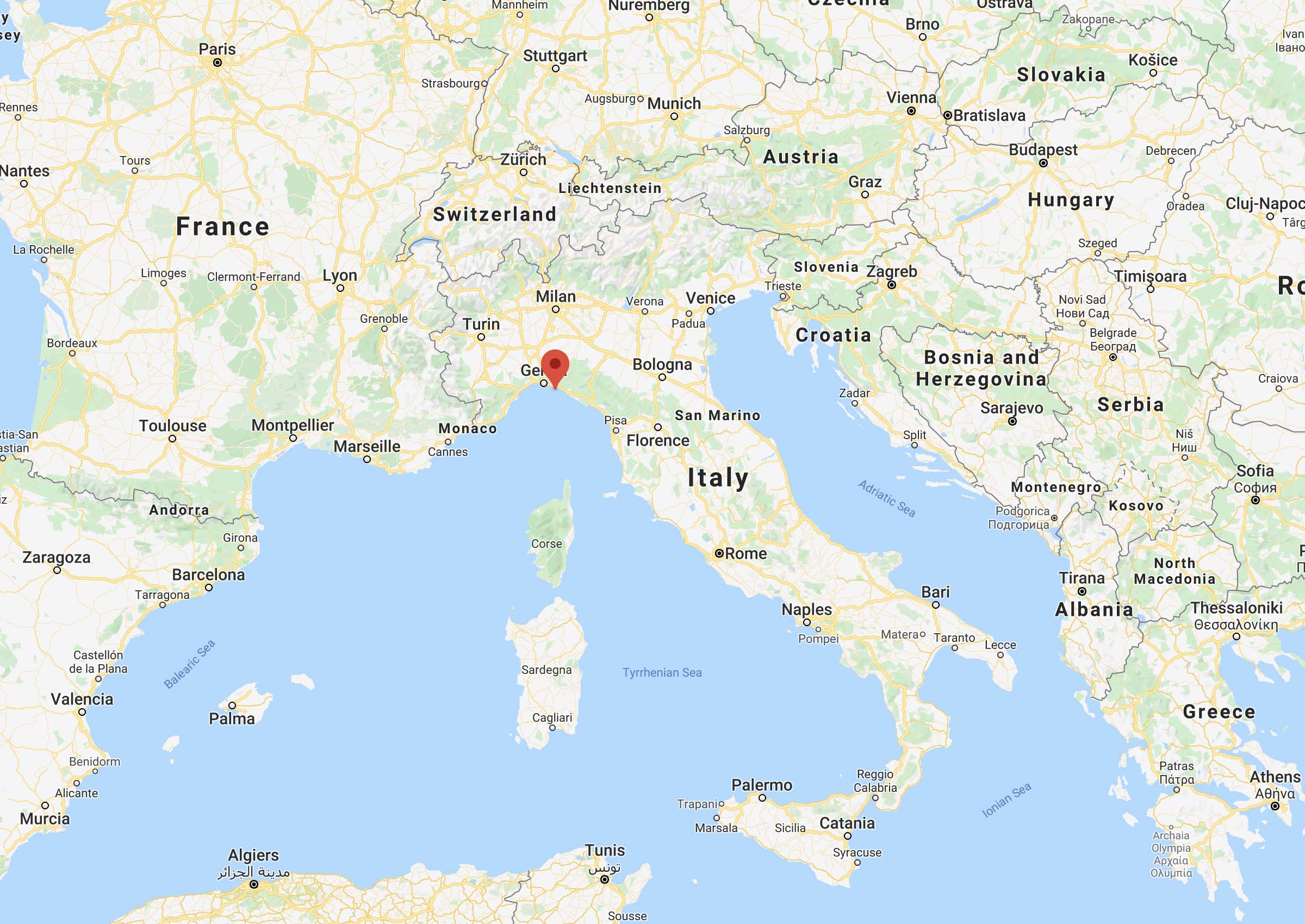 San Fruttuoso Italy Sand Map