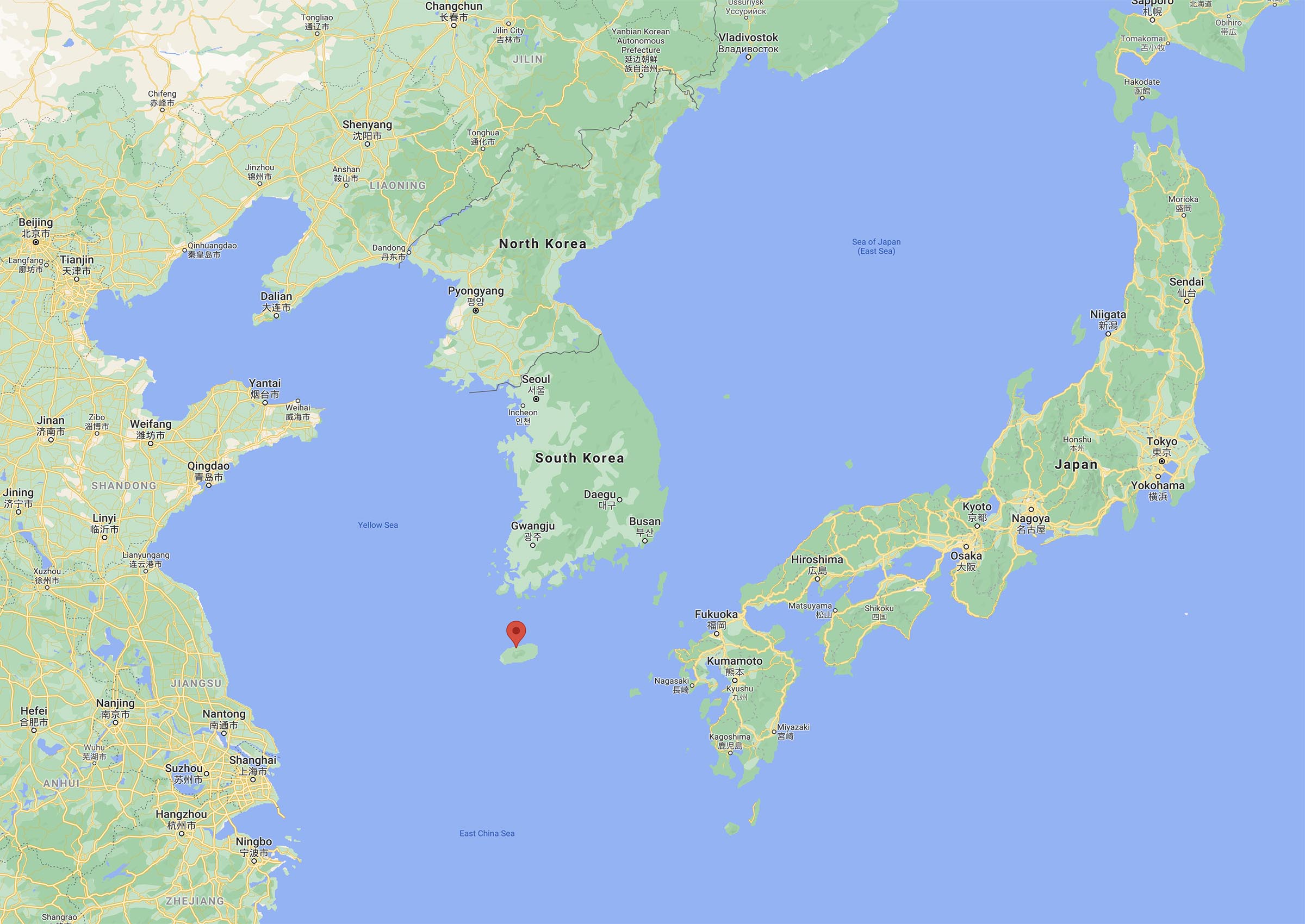 Jeju Island South Korea Sand Map Comp2