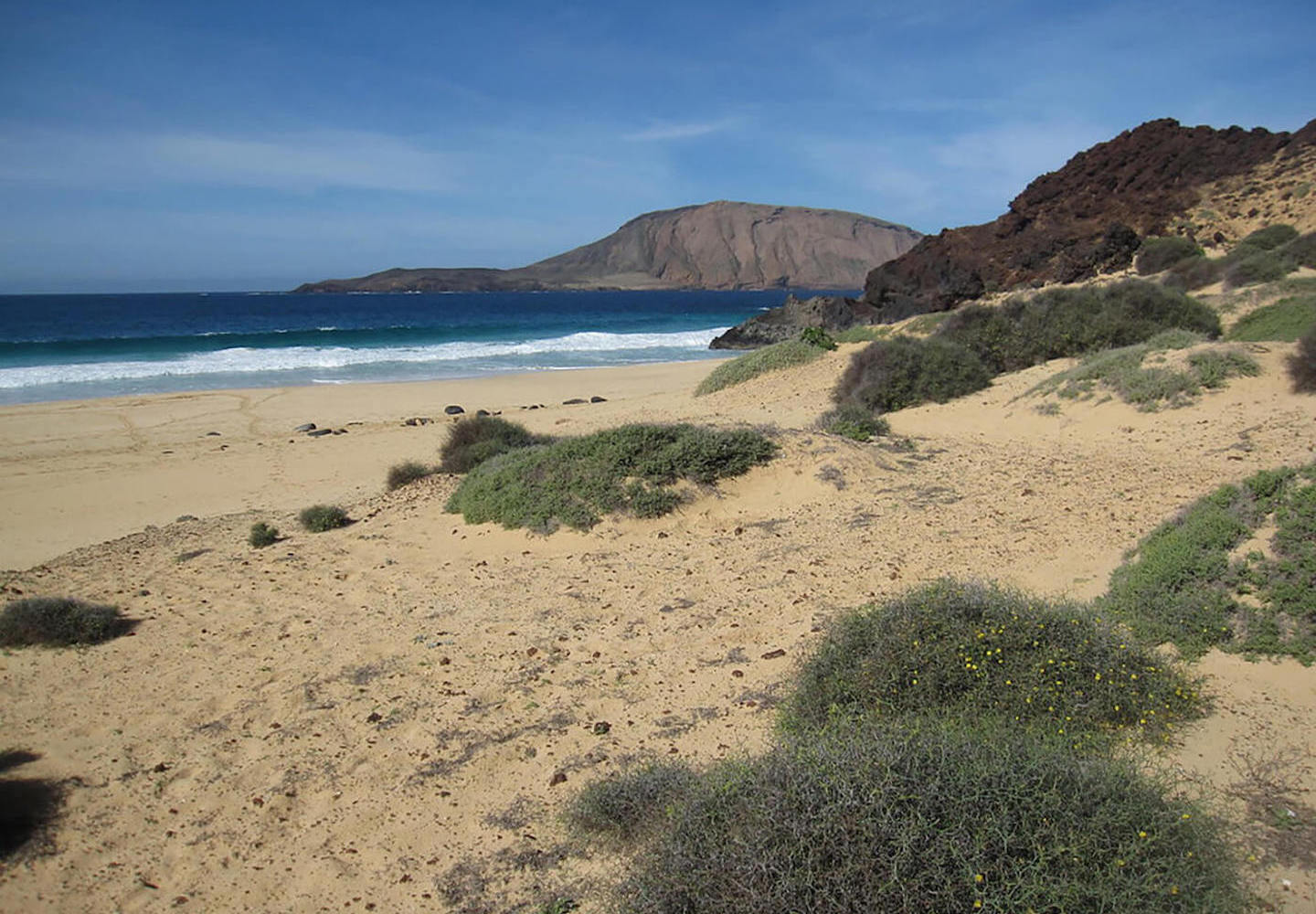 Playa De Las Conchas La Graciosa Canary Islands Spain Sand Geography 4b