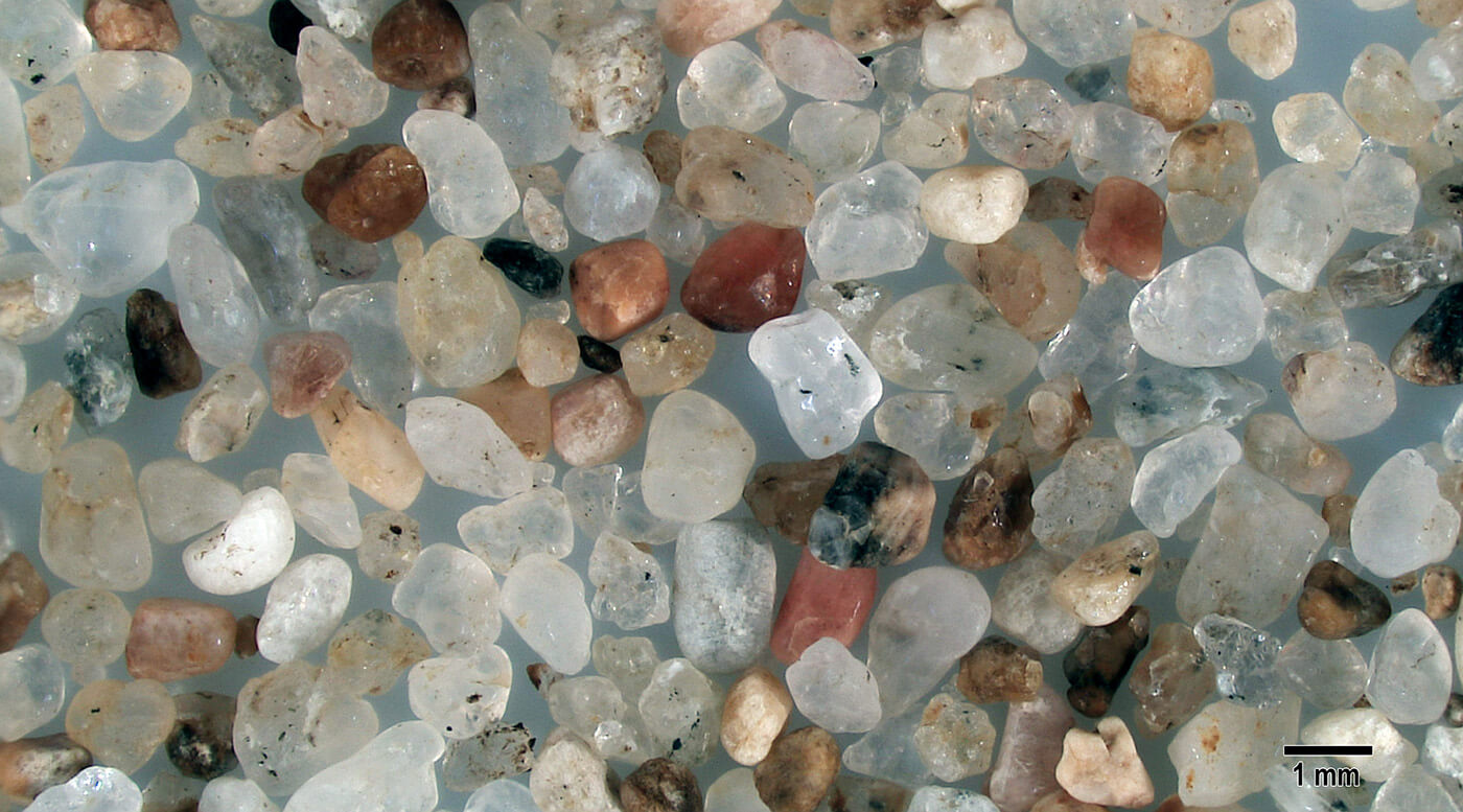 Punta Del Este Uruguay Sand Grains Magnified Under Microscope Slider
