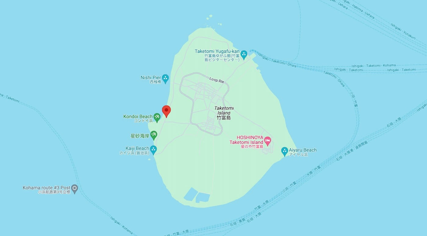 Kondoi Beach Map 2