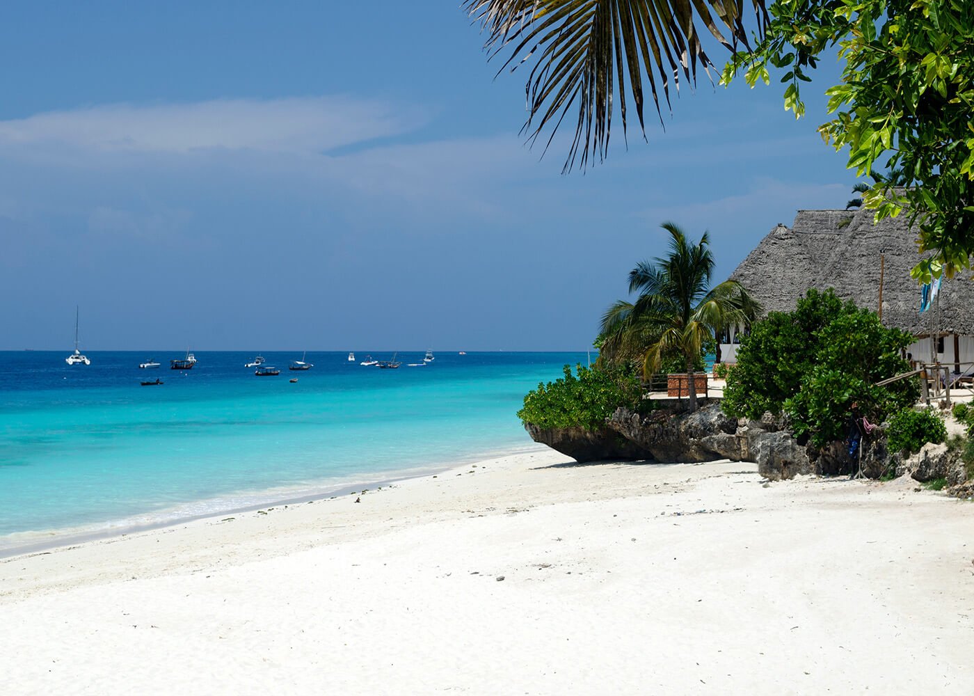 Nungwi Beach At Zanzibar In Tanzania, Africa