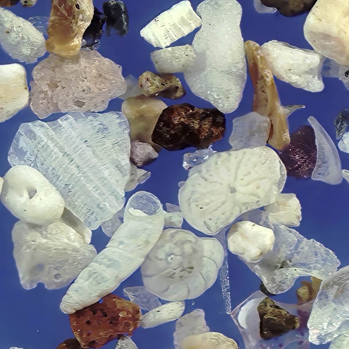 Sq2 Wakimoto Beach Kagoshima Prefecture Japan Sand Grains Magnified Under Microscope 5 Copy
